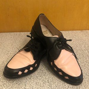 Men's 1950s, Retro, Vintage-style, Spectators, Diamonds, Rockabilly Sz9, VLV MCM